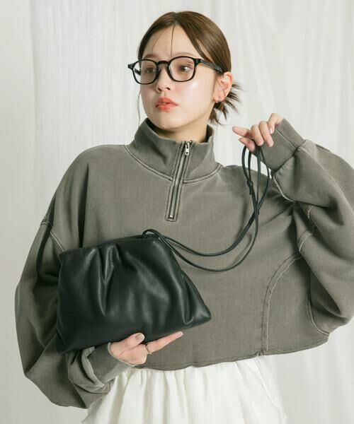 KBF / ケービーエフ ハンドバッグ | ボールチェーンギャザーBAG | 詳細9