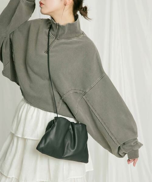 KBF / ケービーエフ ハンドバッグ | ボールチェーンギャザーBAG | 詳細11