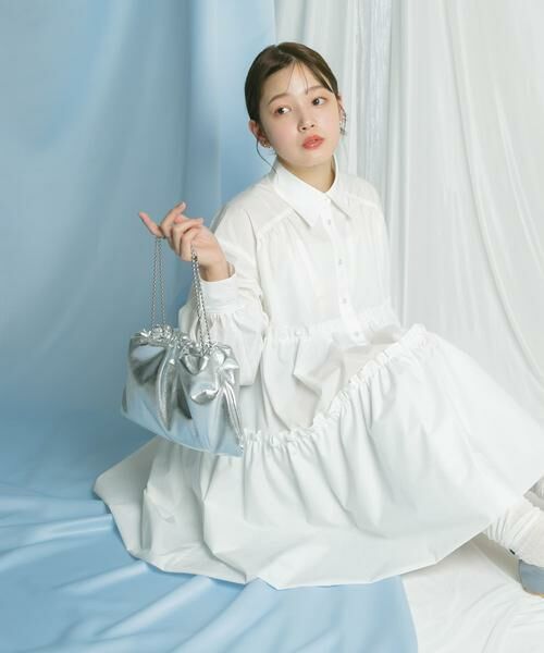 KBF / ケービーエフ ハンドバッグ | ボールチェーンギャザーBAG | 詳細19