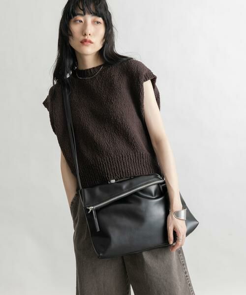 KBF / ケービーエフ ショルダーバッグ | アシンメトリーフラップショルダーBAG | 詳細2