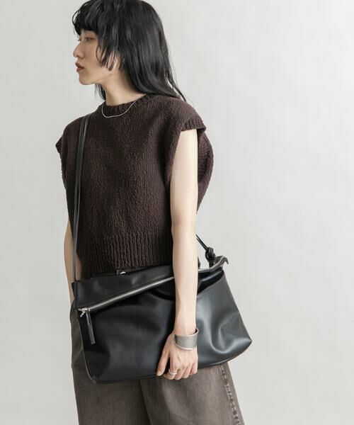 KBF / ケービーエフ ショルダーバッグ | アシンメトリーフラップショルダーBAG | 詳細3