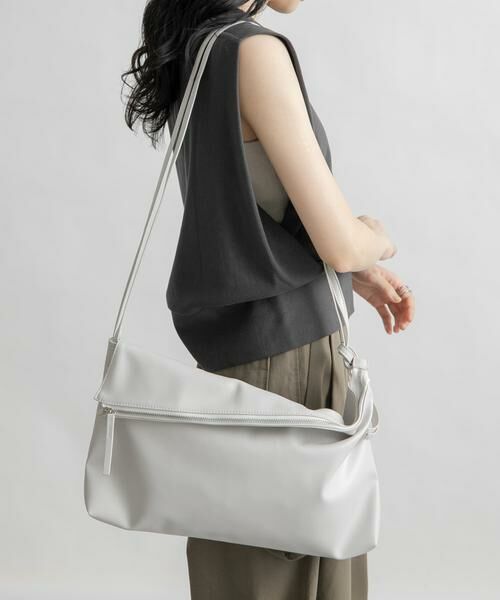 KBF / ケービーエフ ショルダーバッグ | アシンメトリーフラップショルダーBAG | 詳細8