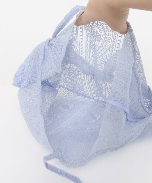 KBF / ケービーエフ ショルダーバッグ | シアーエンブロイダリーBAG | 詳細5