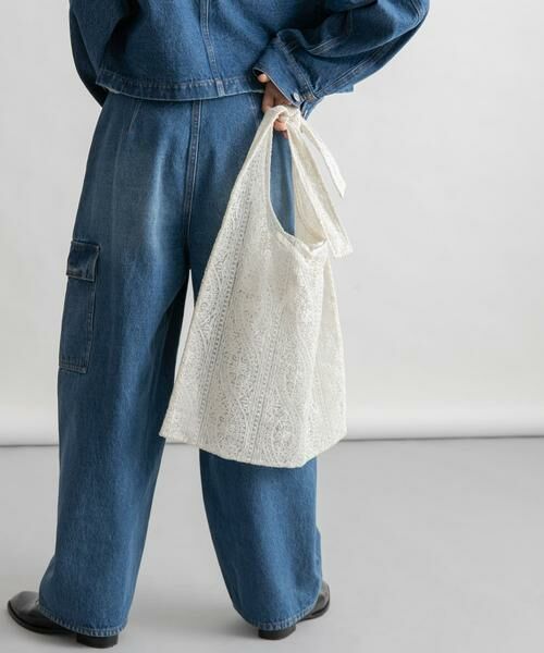 KBF / ケービーエフ ショルダーバッグ | シアーエンブロイダリーBAG | 詳細10