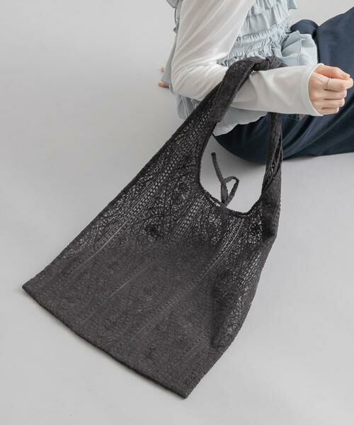 KBF / ケービーエフ ショルダーバッグ | シアーエンブロイダリーBAG | 詳細16