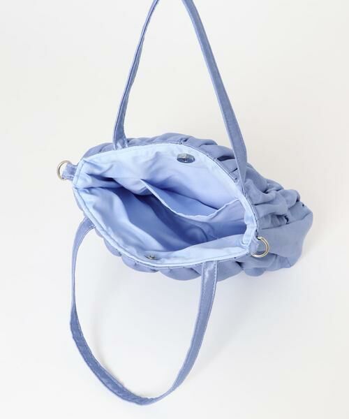 KBF / ケービーエフ ハンドバッグ | サテンギャザーハンドBAG | 詳細10