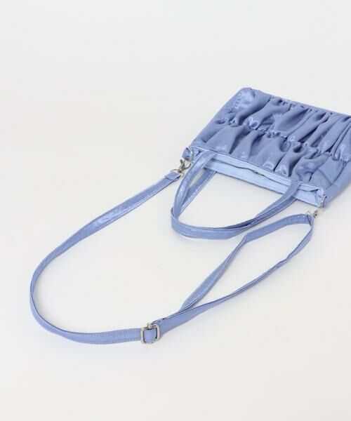 KBF / ケービーエフ ハンドバッグ | サテンギャザーハンドBAG | 詳細9