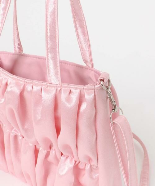 KBF / ケービーエフ ハンドバッグ | サテンギャザーハンドBAG | 詳細14