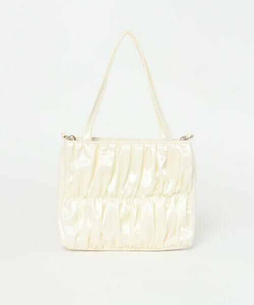 KBF / ケービーエフ ハンドバッグ | サテンギャザーハンドBAG | 詳細20