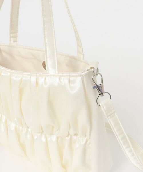 KBF / ケービーエフ ハンドバッグ | サテンギャザーハンドBAG | 詳細21