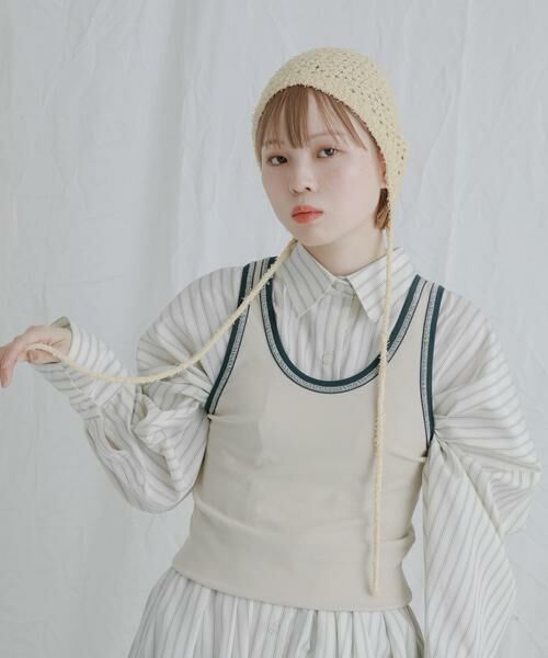 KBF / ケービーエフ ニットキャップ | スプリングニットボンネット | 詳細17