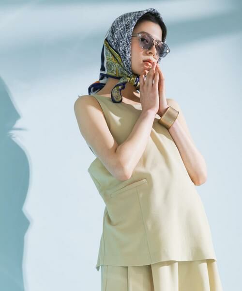 KBF / ケービーエフ バンダナ・スカーフ | フラワープリントビッグスカーフ | 詳細10