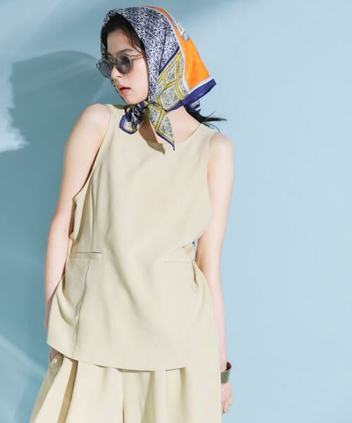 KBF / ケービーエフ バンダナ・スカーフ | フラワープリントビッグスカーフ | 詳細11