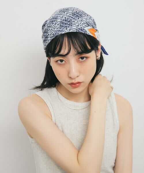 KBF / ケービーエフ バンダナ・スカーフ | フラワープリントビッグスカーフ | 詳細2