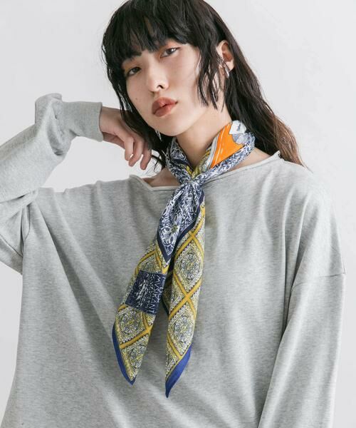 KBF / ケービーエフ バンダナ・スカーフ | フラワープリントビッグスカーフ | 詳細6