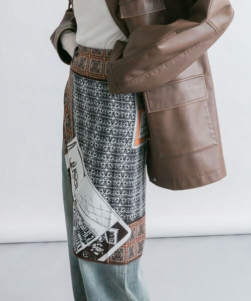 KBF / ケービーエフ バンダナ・スカーフ | フラワープリントビッグスカーフ | 詳細18