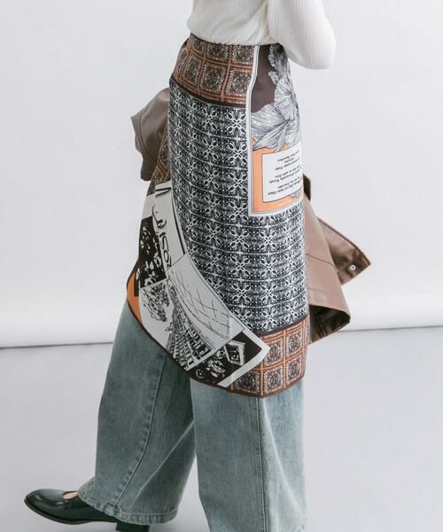 KBF / ケービーエフ バンダナ・スカーフ | フラワープリントビッグスカーフ | 詳細19