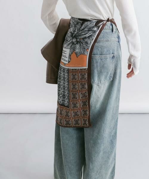 KBF / ケービーエフ バンダナ・スカーフ | フラワープリントビッグスカーフ | 詳細20