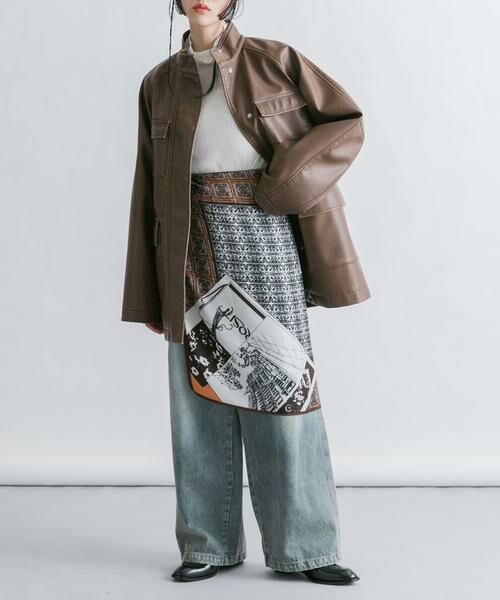 KBF / ケービーエフ バンダナ・スカーフ | フラワープリントビッグスカーフ | 詳細22