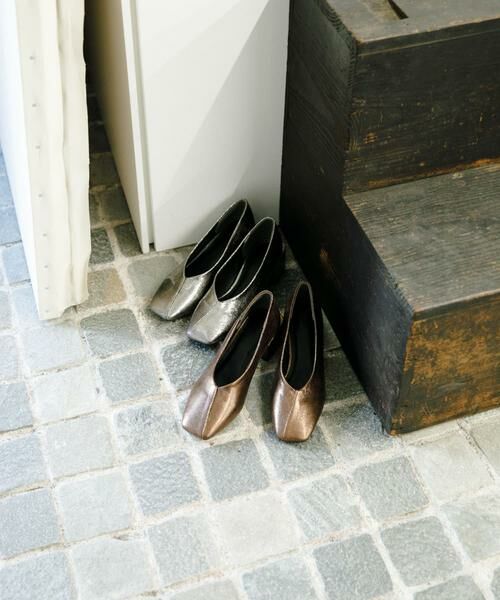 KBF / ケービーエフ パンプス | スクエアヒールメタリックパンプス | 詳細12