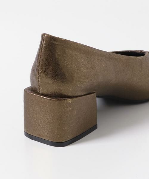 KBF / ケービーエフ パンプス | スクエアヒールメタリックパンプス | 詳細14