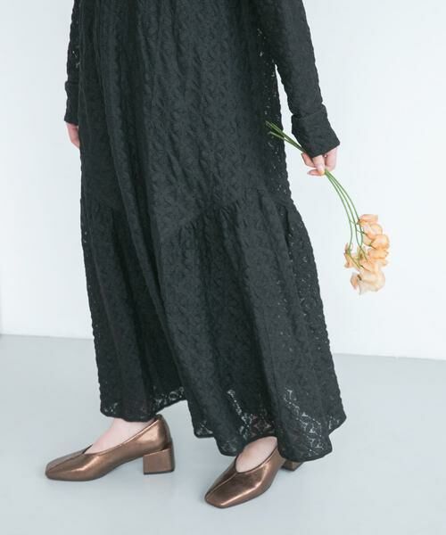 KBF / ケービーエフ パンプス | スクエアヒールメタリックパンプス | 詳細2