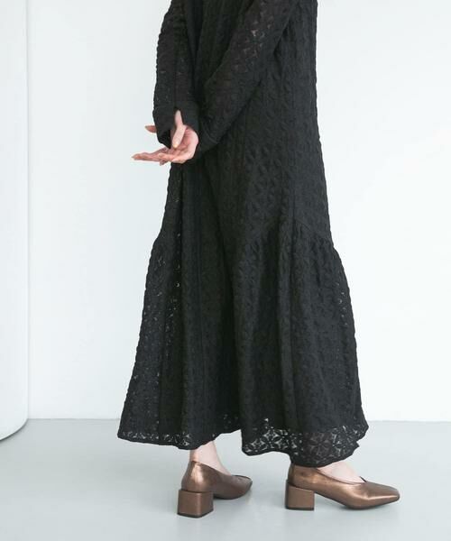 KBF / ケービーエフ パンプス | スクエアヒールメタリックパンプス | 詳細3