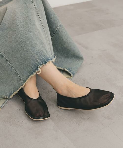 KBF / ケービーエフ シューズ | ギャザートゥメッシュシューズ | 詳細15