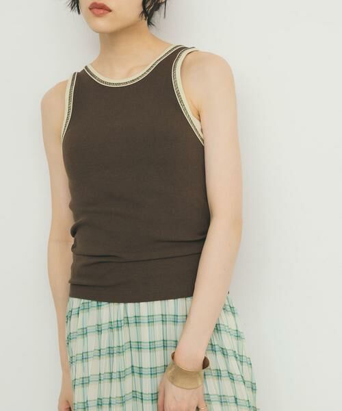 KBF / ケービーエフ タンクトップ | バイカラータンクトップ | 詳細13
