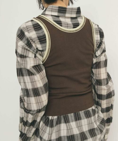 KBF / ケービーエフ タンクトップ | バイカラータンクトップ | 詳細6