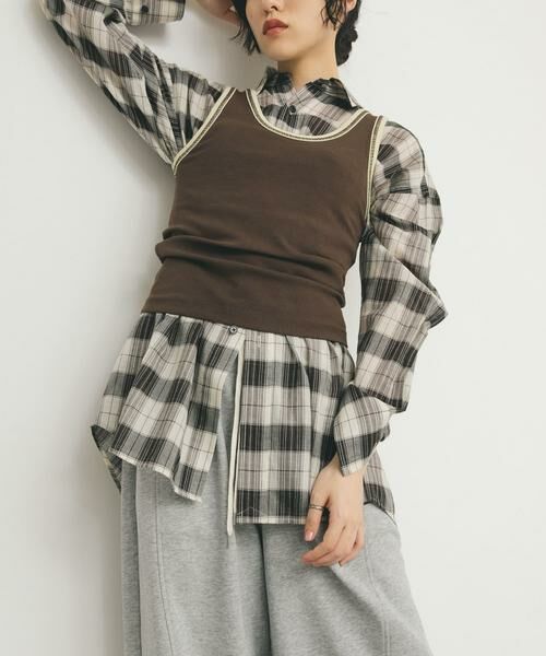 KBF / ケービーエフ タンクトップ | バイカラータンクトップ | 詳細8