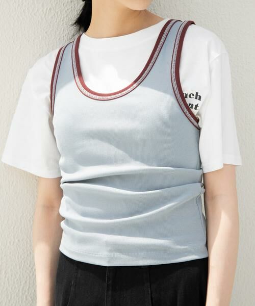 KBF / ケービーエフ タンクトップ | バイカラータンクトップ | 詳細16