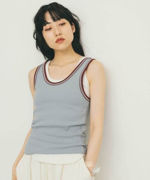 KBF / ケービーエフ タンクトップ | バイカラータンクトップ | 詳細21