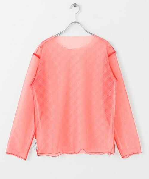 KBF / ケービーエフ Tシャツ | リバーシブルレイヤードチュールカットソー | 詳細8