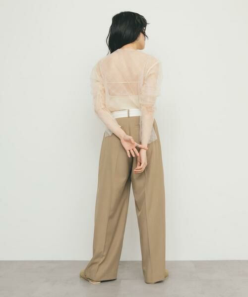 KBF / ケービーエフ Tシャツ | リバーシブルレイヤードチュールカットソー | 詳細21