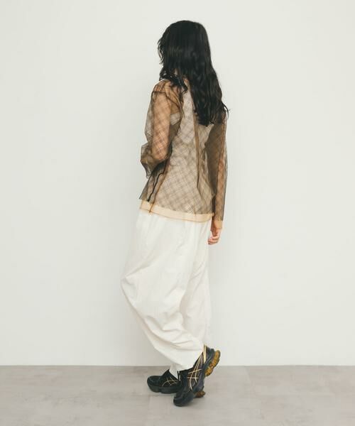 KBF / ケービーエフ Tシャツ | リバーシブルレイヤードチュールカットソー | 詳細29