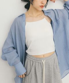 KBF / ケービーエフ キャミソール・チューブトップ | カップ付きクロップドキャミソール