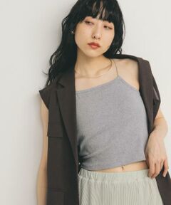 KBF / ケービーエフ キャミソール・チューブトップ | カップ付きクロップドキャミソール