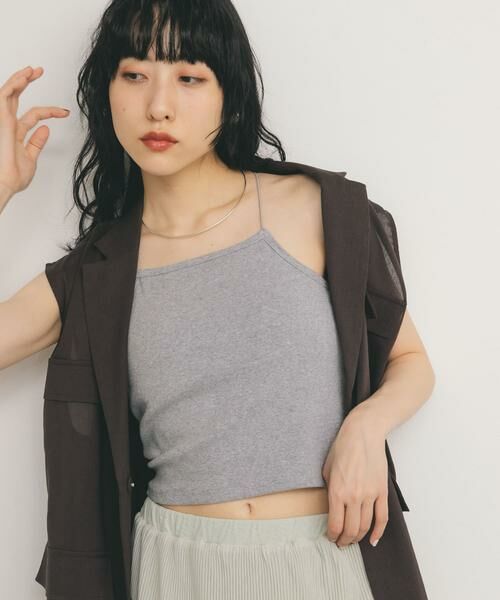 KBF / ケービーエフ キャミソール・チューブトップ | カップ付きクロップドキャミソール | 詳細14