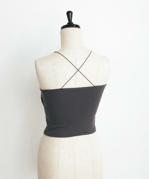 KBF / ケービーエフ キャミソール・チューブトップ | カップ付きクロップドキャミソール | 詳細18