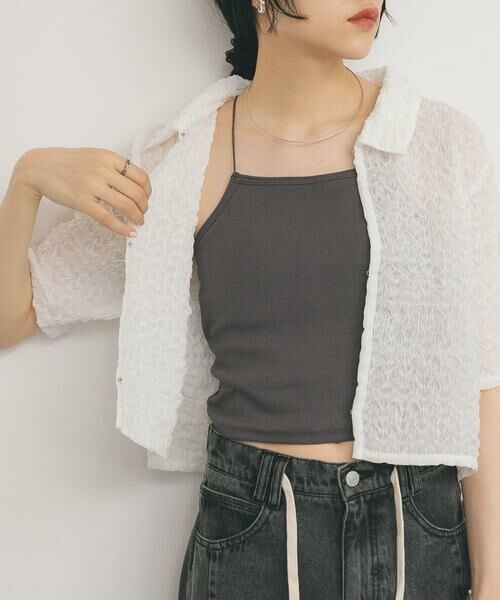 KBF / ケービーエフ キャミソール・チューブトップ | カップ付きクロップドキャミソール | 詳細19