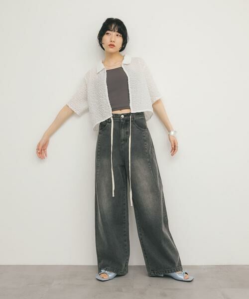 KBF / ケービーエフ キャミソール・チューブトップ | カップ付きクロップドキャミソール | 詳細21