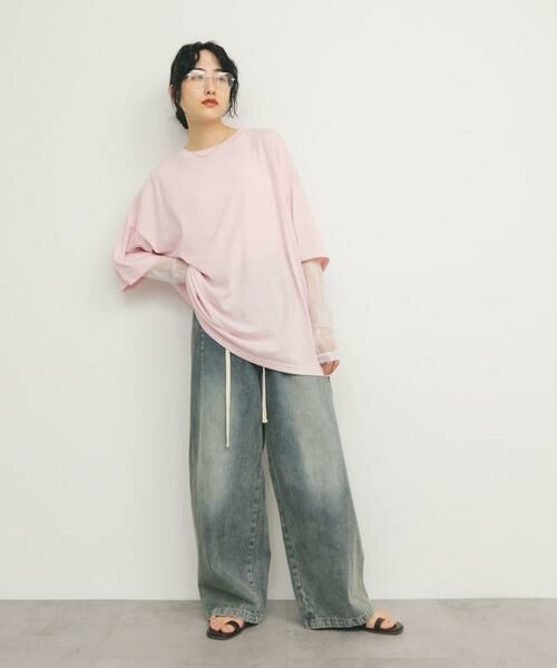 KBF / ケービーエフ Tシャツ | アソートプリントBIG TEE | 詳細21