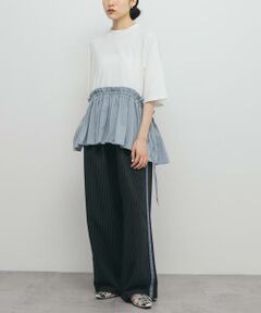 KBF / ケービーエフ Tシャツ | 汗ジミ防止ペプラムドッキングTEE