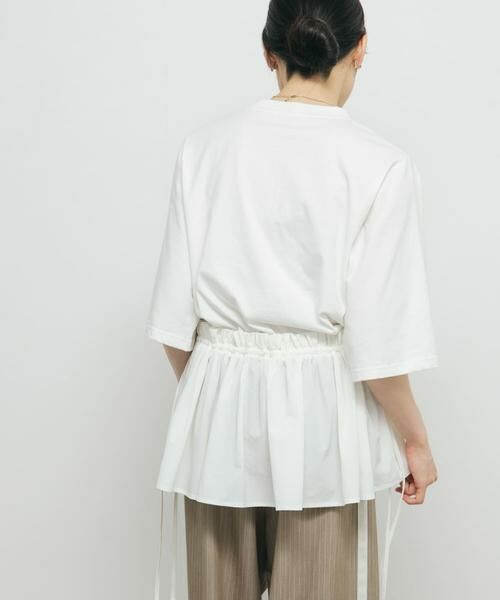 KBF / ケービーエフ Tシャツ | 汗ジミ防止ペプラムドッキングTEE | 詳細7