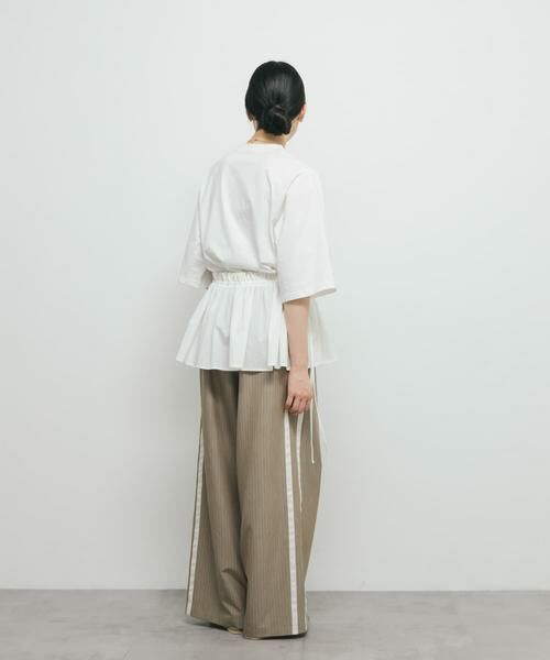 KBF / ケービーエフ Tシャツ | 汗ジミ防止ペプラムドッキングTEE | 詳細9