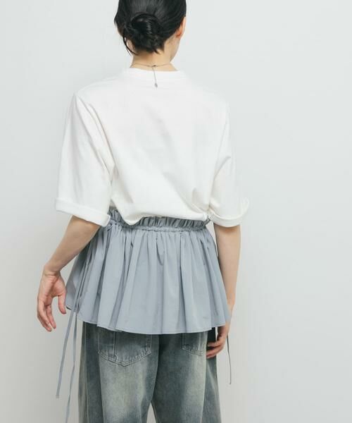 KBF / ケービーエフ Tシャツ | 汗ジミ防止ペプラムドッキングTEE | 詳細21