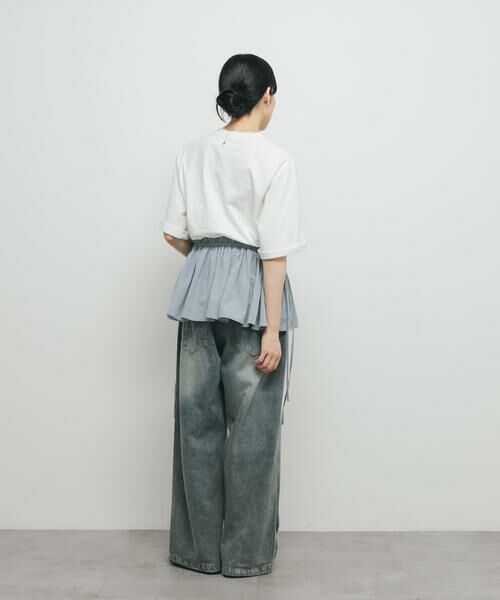 KBF / ケービーエフ Tシャツ | 汗ジミ防止ペプラムドッキングTEE | 詳細24