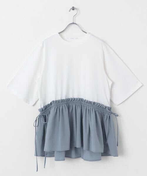 KBF / ケービーエフ Tシャツ | 汗ジミ防止ペプラムドッキングTEE | 詳細25