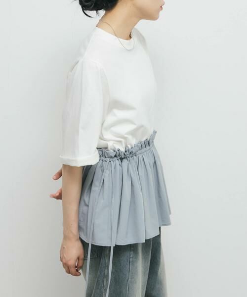 KBF / ケービーエフ Tシャツ | 汗ジミ防止ペプラムドッキングTEE | 詳細20